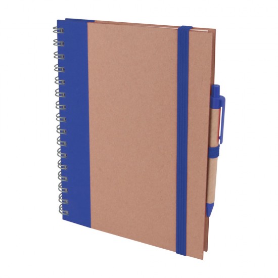 PURSAKLAR LACİVERT SPİRALLİ TARİHSİZ DEFTER (15X21 CM)